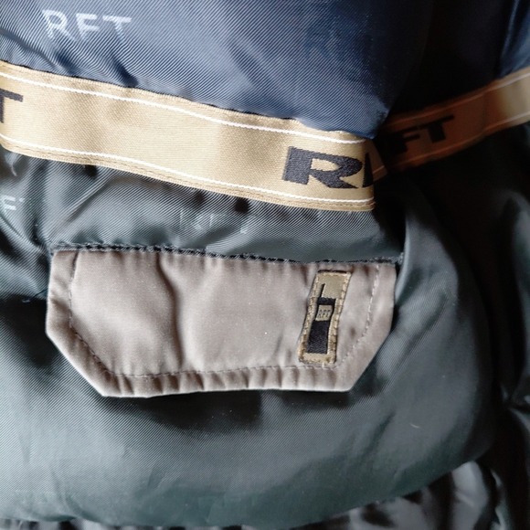 Rainforest RFT Thick Down Puffer Winter Jacket Coat Parka Hooded XL Dark Tan - Picture 4 of 16